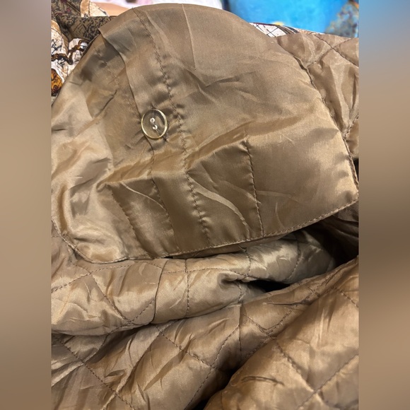 Vintage Silk Bomber Jacket Removable Shoulder Pads Women's Size Medium - Picture 12 of 15